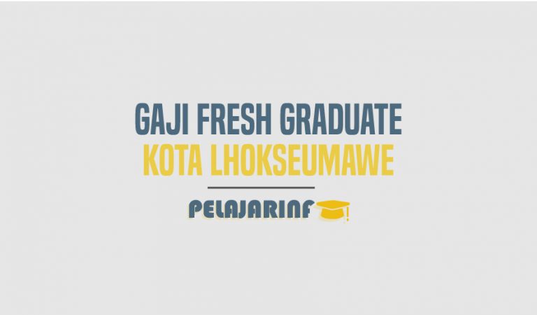 Upah Fresh Graduate Kota Lhokseumawe 2021